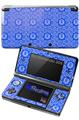 Gothic Punk Pattern Blue - Decal Style Skin fits Nintendo 3DS (3DS SOLD SEPARATELY)