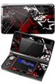 Baja 0003 Red Dark - Decal Style Skin fits Nintendo 3DS (3DS SOLD SEPARATELY)