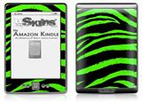 Zebra Green - Decal Style Skin (fits 4th Gen Kindle with 6inch display and no keyboard)