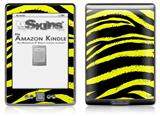 Zebra Yellow - Decal Style Skin (fits 4th Gen Kindle with 6inch display and no keyboard)