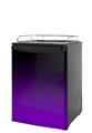 Kegerator Skin - Smooth Fades Purple Black (fits medium sized dorm fridge and kegerators)