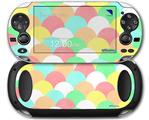 Brushed Cirlces Multi Light - Decal Style Skin fits Sony PS Vita