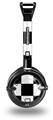 Checkers White Decal Style Skin fits Skullcandy Lowrider Headphones (HEADPHONES  SOLD SEPARATELY)