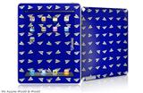 iPad Skin - Paper Planes Royal Blue (fits iPad2 and iPad3)