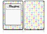 Kearas Hearts White - Decal Style Skin fits Amazon Kindle Paperwhite (Original)