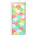 Brushed Cirlces Multi Light Door Skin (fits doors up to 34x84 inches)