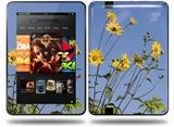 Yellow Daisys Decal Style Skin fits Amazon Kindle Fire HD 8.9 inch