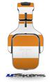 Psycho Stripes Orange and White Decal Style Skin (fits Tritton AX Pro Gaming Headphones - HEADPHONES NOT INCLUDED) 