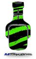 Zebra Green Decal Style Skin (fits Tritton AX Pro Gaming Headphones - HEADPHONES NOT INCLUDED) 