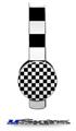 Checkers White Decal Style Skin (fits Sol Republic Tracks Headphones - HEADPHONES NOT INCLUDED) 