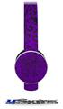 Folder Doodles Purple Decal Style Skin (fits Sol Republic Tracks Headphones - HEADPHONES NOT INCLUDED)