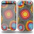 Tie Dye Circles 100 - Decal Style Skin (fits Samsung Galaxy S III S3)